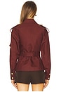 view 3 of 4 Button Up Shirt in Bordeaux