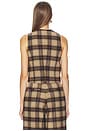 view 3 of 5 Plaid Top in Beige