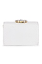 view 2 of 5 Mini Cliky Clutch in Snake White
