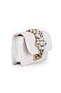 view 3 of 5 Mini Cliky Clutch in Snake White