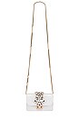 view 5 of 5 Mini Cliky Clutch in Snake White