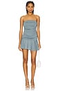view 1 of 3 Mia Dress in Washed Blue