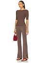 view 5 of 6 Aria Pant in Brown