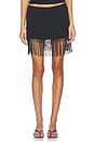 view 1 of 6 Aria Tassel Skirt in Black