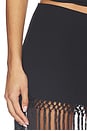 view 6 of 6 Aria Tassel Skirt in Black