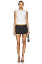 view 5 of 6 FALDA ARIA BELTED in Black
