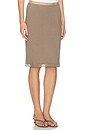 view 2 of 6 Louisa Skirt in Mushroom