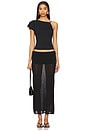 view 5 of 6 Danni Skirt in Black