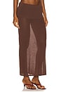 view 2 of 6 Danni Skirt in Brown