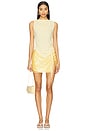 view 4 of 4 Portia Top in Butter Yellow