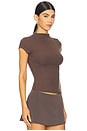 view 2 of 4 Gem Tee in Brown