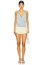 view 4 of 4 Julian Halter Top in Light Blue