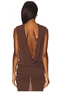 view 4 of 5 Serra Tunic Top in Brown
