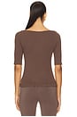 view 3 of 4 Swan Top in Brown