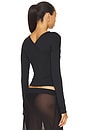 view 3 of 4 Mirage Top in Black