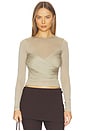 view 1 of 4 Dolores Top in Khaki