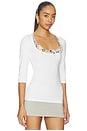 view 2 of 4 Thompson Top in White
