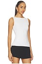 view 2 of 4 Clark Top in White