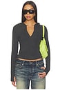 view 1 of 4 Lou Top in Charcoal
