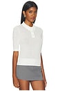 view 2 of 4 Beatrice Knit Polo in Milk