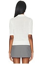 view 4 of 4 Beatrice Knit Polo in Milk