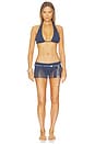 view 4 of 4 ТОП BIKINI HALTER in Navy