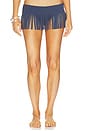 view 1 of 4 Fringe Bikini Bottom in Navy