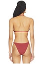 view 3 of 5 Triangle Bikini Top in Copper