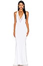 view 1 of 4 Dupeyroux Jersey Gown in White