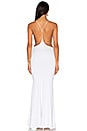view 3 of 4 Dupeyroux Jersey Gown in White