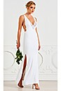 view 4 of 4 Dupeyroux Jersey Gown in White