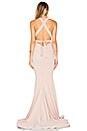 view 4 of 4 Las Lasciiv Gown in Blossom Nude