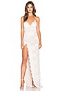 view 1 of 3 Motel Jay Gown in Ivory & Nude