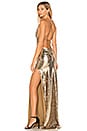 view 1 of 5 Fishscale Dupey Gown in Gold Giselle