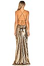 view 4 of 5 Fishscale Dupey Gown in Gold Giselle