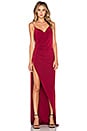 view 1 of 3 The Kotahi Gown in Maroon