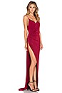 view 2 of 3 The Kotahi Gown in Maroon