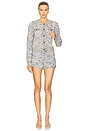 view 5 of 6 Cannie Shorts in Blue & White Mix
