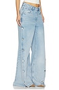 view 3 of 7 X Barbie Stacie High Waisted Wide Jeans in Vintage Blue Denim