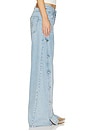 view 4 of 7 X Barbie Stacie High Waisted Wide Jeans in Vintage Blue Denim