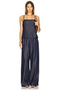 view 5 of 6 Nia High Waisted Jeans in Dark Blue Unwashed