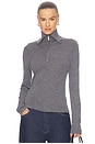 view 1 of 4 Rosalie Pullover Sweater in Medium Grey Melange