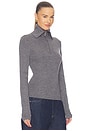 view 2 of 4 Rosalie Pullover Sweater in Medium Grey Melange