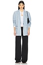 view 4 of 4 Vella Blazer in Light Blue Washed