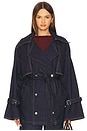 view 1 of 5 Summer Trenchcoat in Unwashed Denim