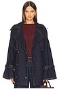 view 2 of 5 Summer Trenchcoat in Unwashed Denim