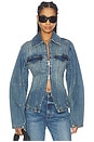 view 1 of 4 Melu Jacket in Classic Mid Blue Wash