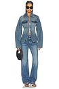 view 4 of 4 Melu Jacket in Classic Mid Blue Wash