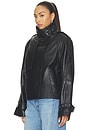 view 4 of 5 Avic Leather Jacket in Black