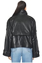 view 5 of 5 Avic Leather Jacket in Black